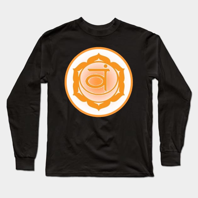 Embrace my emotions Sacral Chakra- Pink Long Sleeve T-Shirt by EarthSoul